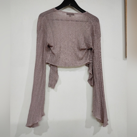 Rose golden Shrug cum Wrap top - Picture 12 of 15